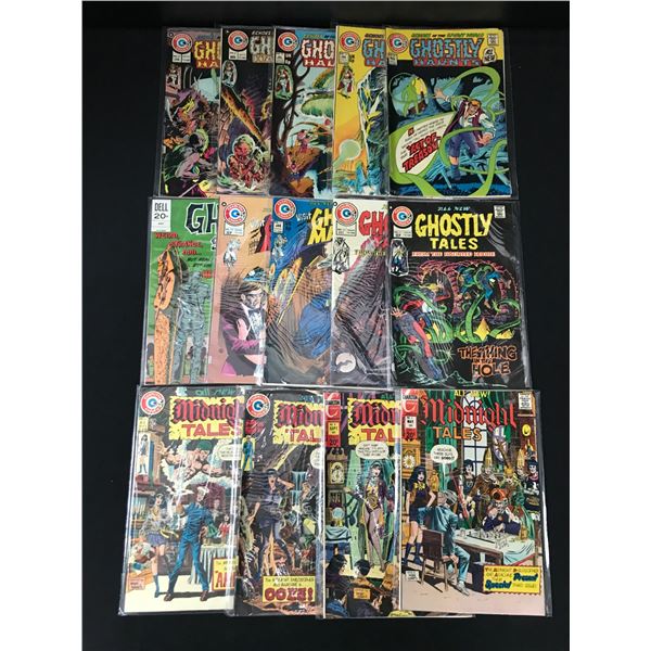 LOT OF 14 MIXED TITLE CHARLTON COMICS