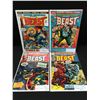 Image 1 : LOT OF 4 AMAZING ADVENTURES FEATURING THE BEAST COMICS #14 - #17 - MARVEL COMICS
