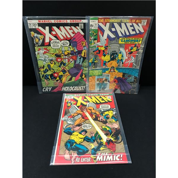 LOT OF 3 X-MEN COMICS - MARVEL COMICS