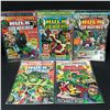 Image 1 : LOT OF 5 MARVEL SUPERHEROES FEATURING THE HULK AND THE SUB-MARINER #32 - #36 - MARVEL COMICS
