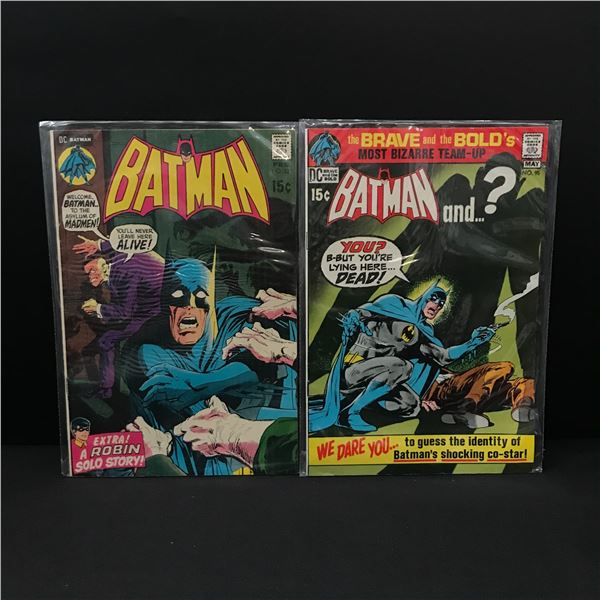 LOT OF 2 COMICS FEATURING BATMAN - DC COMICS