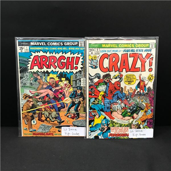 LOT OF 2 MARVEL COMICS BOTH #1'S