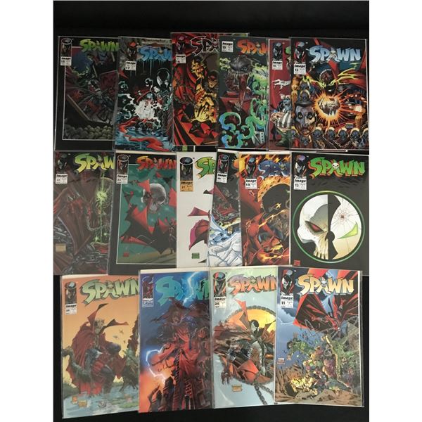 LOT OF 16 SPAWN COMICS - IMAGE COMICS