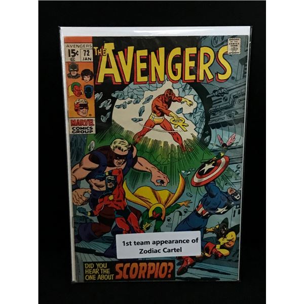 THE AVENGERS #72 - MARVEL COMICS