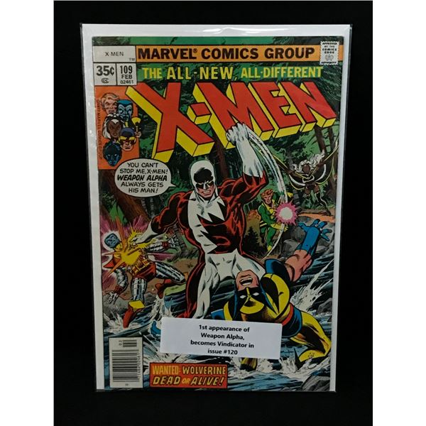 X-MEN #109 1ST APP WEAPON ALPHA - MARVEL COMICS