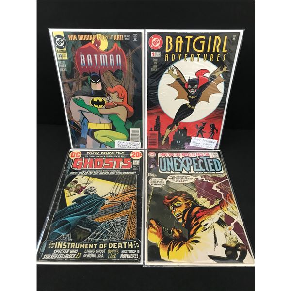 LOT OF 4 MIXED TITLE COMICS - DC COMICS