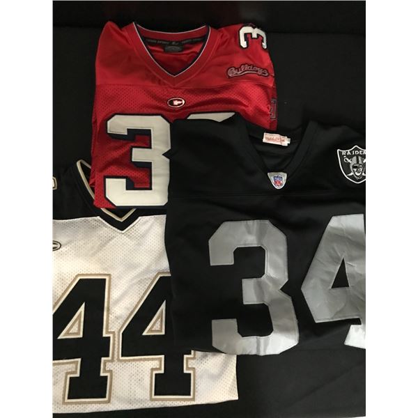 FOOTBALL JERSEY LOT (BO JACKSON)