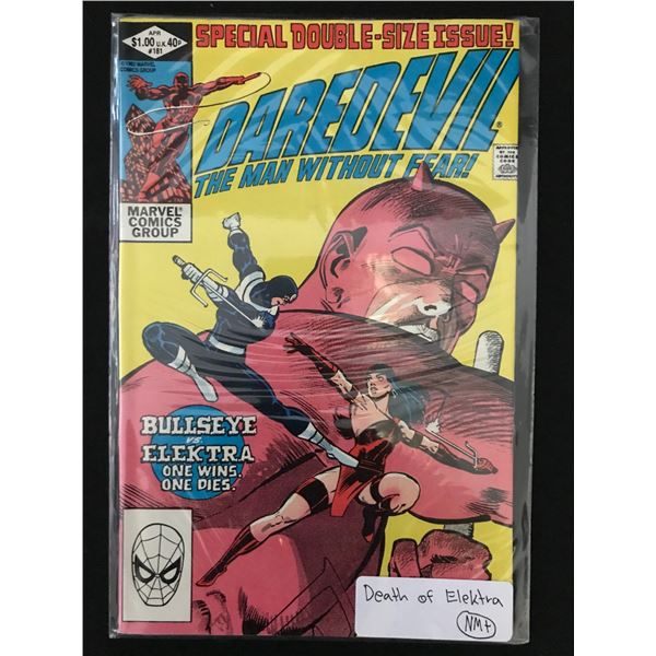DAREDEVIL #181 DEATH OF ELEKTRA - MARVEL COMICS