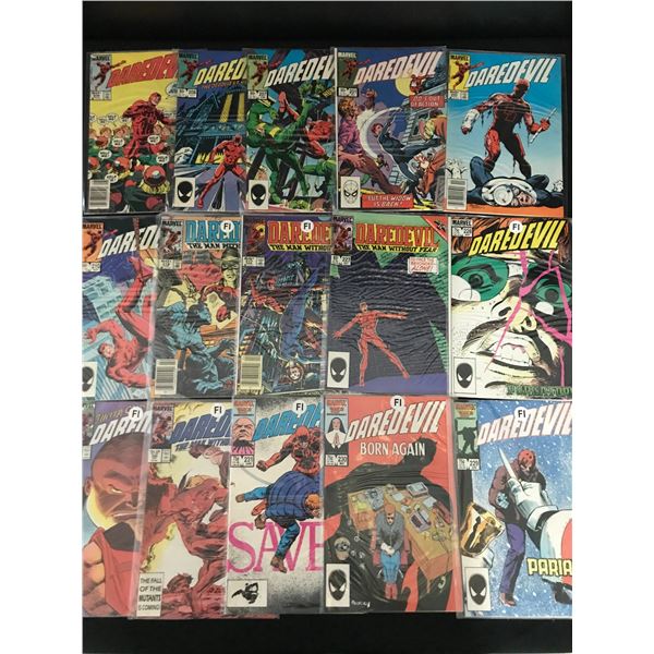LOT OF 15 DAREDEVIL COMICS - MARVEL COMICS