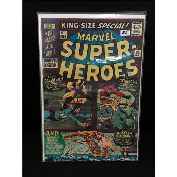 MARVEL SUPER HEROES #1 KING SIZED SPECIAL - MARVEL COMICS
