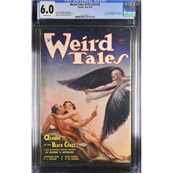 BIG KEY WEIRD TALES NO.125 (1934) 1ST COVER OF CONAN (CGC 6.0