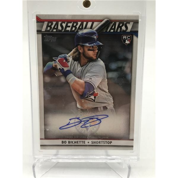 2020 TOPPS BASEBALL SERIES ONE BO BICHETTE SIGNED ROOKIE TRADING CARD