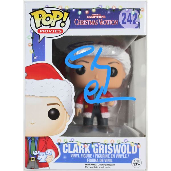CHEVY CHASE SIGNED CLARK GRISWOLD FUNKO (PSA COA)