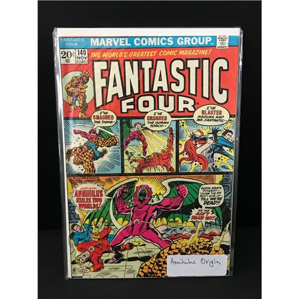 FANTASTIC FOUR #140 ANNIHULUS ORIGIN - MARVEL COMICS