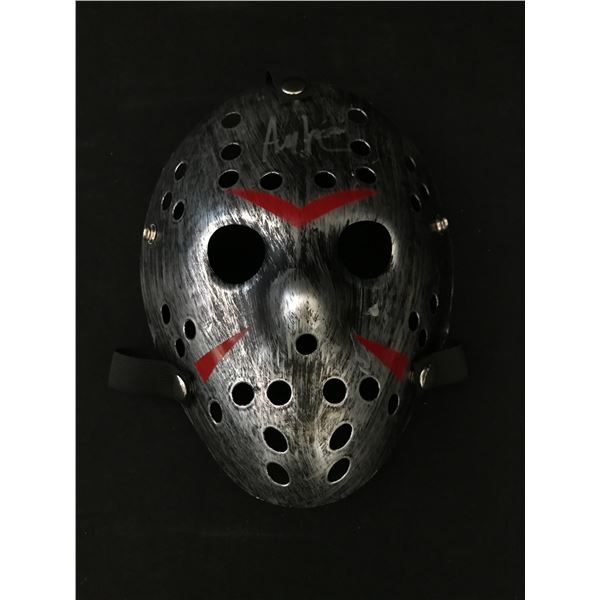 ARI LEHMAN SIGNED HOCKEY MASK - KB COA