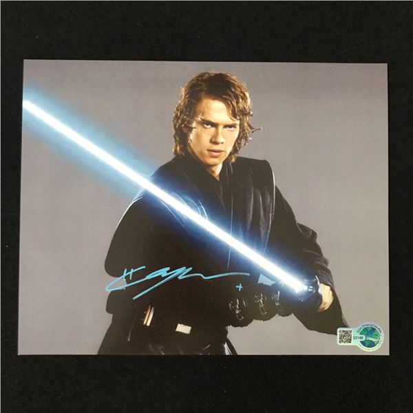 HAYDEN CHRISTENSEN SIGNED ANAKIN SKYWALKER STAR WARS 8X10 - WWOC COA