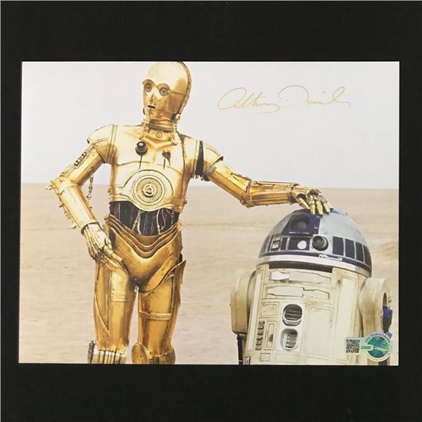 ANTHONY DANIELS SIGNED C-3P0 STAR WARS 8X10 - WWOC COA