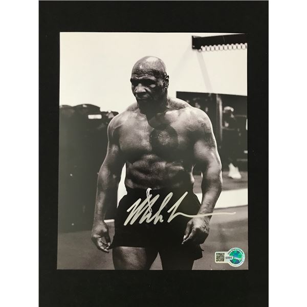 MIKE TYSON SIGNED 8X10 - WWOC COA