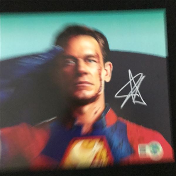 JOHN CENA SIGNED PEACEMAKER 8X10 - WWOC COA