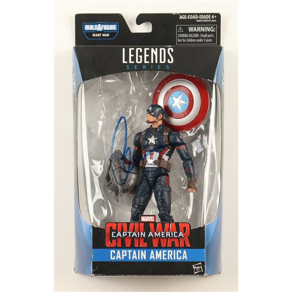 CAPTAIN AMERICA SIGNED ACTION FIGURE - JSA COA
