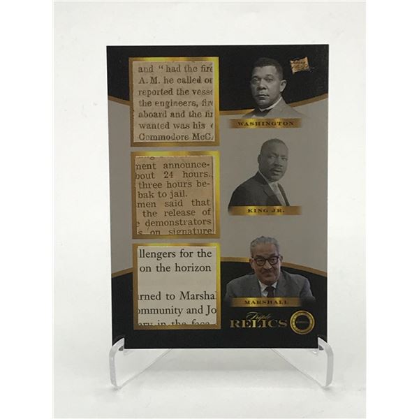 2024 PIECES OF THE PAST 1900S EDITION TRIPLE RELIC TRADING CARD
