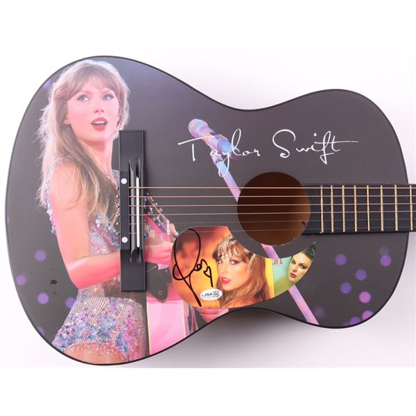 TAYLOR SWIFT SIGNED ACOUSTIC GUITAR - JSA COA