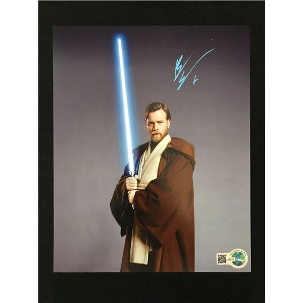 EWAN MCGREGOR SIGNED OB-WAN KENOBI STAR WARS 8X10 - WWOC COA