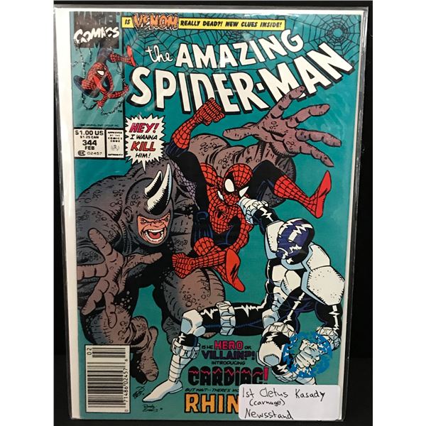 THE AMAZING SPIDERMAN #344 1ST CLETUS KASADY - MARVEL COMICS