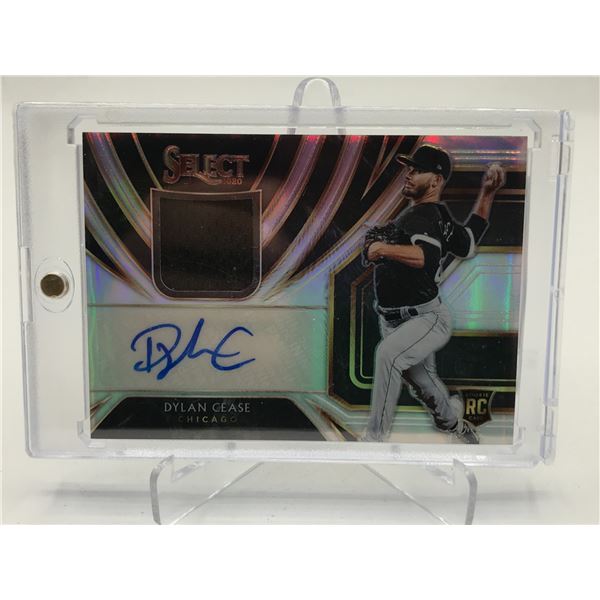 2020 PANINI SELECT BASEBALL DYLAN CEASE SIGNED PATCH ROOKIE TRADING CARD 59/99