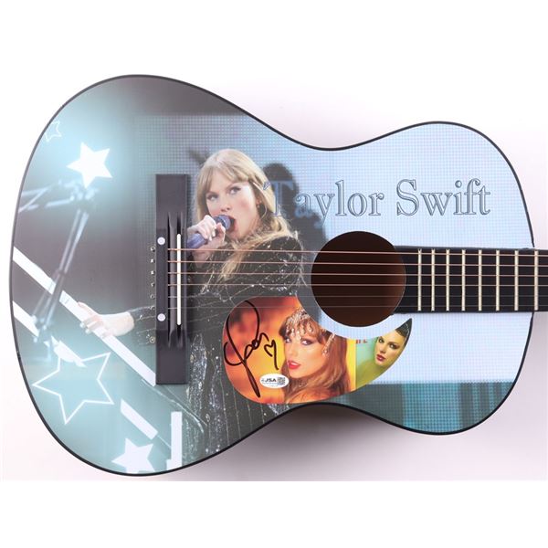 TAYLOR SWIFT SIGNED ACOUSTIC GUITAR - JSA COA