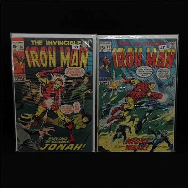 LOT OF 2 INVINCIBLE IRON MAN COMICS - MARVEL COMICS