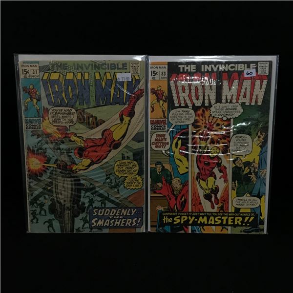 LOT OF 2 INVINCIBLE IRON MAN COMICS - MARVEL COMICS