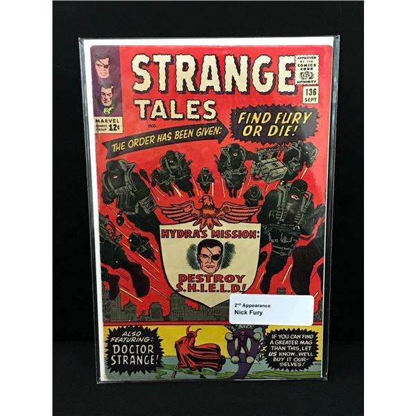 STRANGE TALES #136 2ND APP NICK FURY - MARVEL COMICS