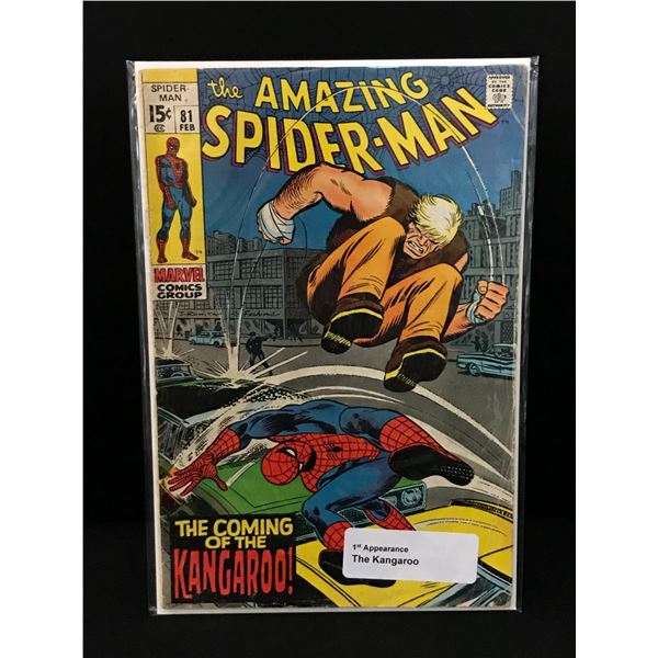 THE AMAZING SPIDERMAN #81 1ST APP THE KANGAROO - MARVEL COMICS