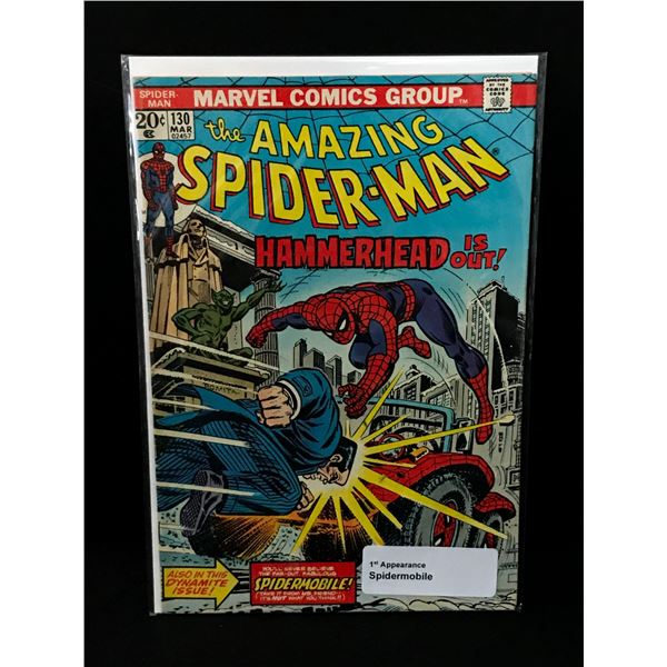THE AMAZING SPIDERMAN #130 1ST APP SPIDERMOBILE - MARVEL COMICS