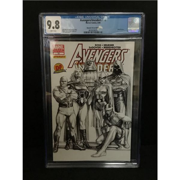 AVENGERS / INVADERS #10 BY MARVEL COMICS - CGC GRADE 9.8
