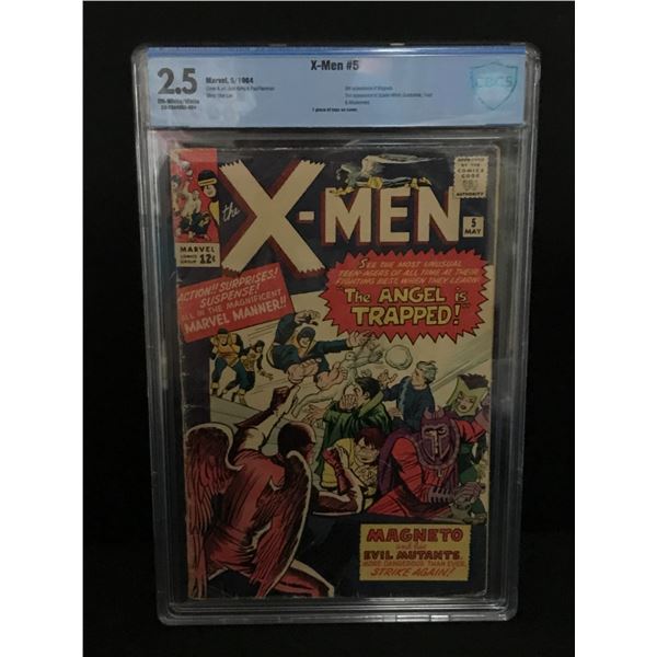 X-MEN #5 BY MARVEL COMICS - CBCS GRADE 2.5