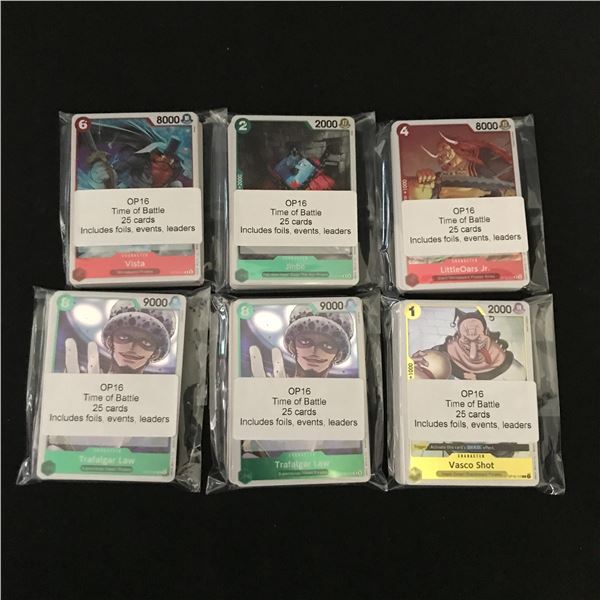 LOT OF 150 ONE PIECE TCG OP16 TRADING CARDS