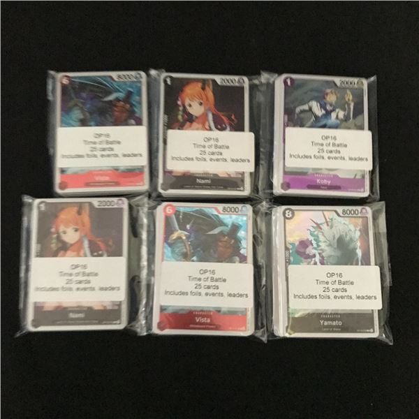 LOT OF 150 ONE PIECE TCG OP16 TRADING CARDS