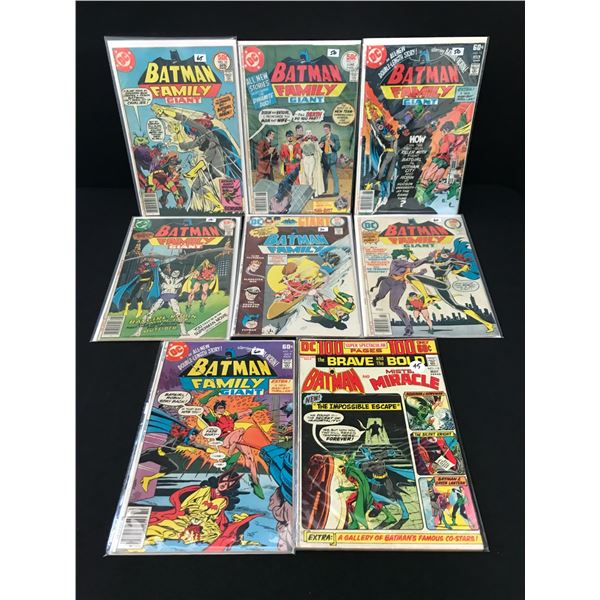 LOT OF 8 BATMAN COMICS - DC COMICS