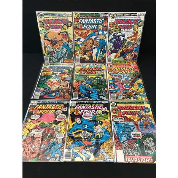 LOT OF 9 FANTASTIC FOUR COMICS - MARVEL COMICS