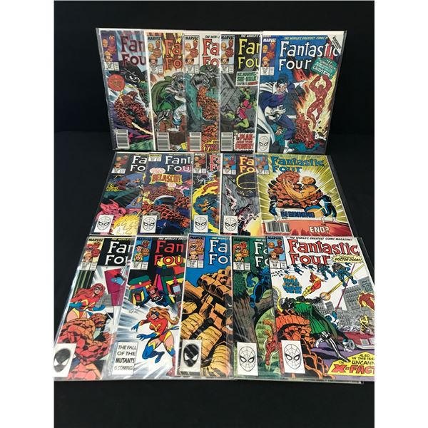 LOT OF 15 FANTASTIC FOUR COMICS - MARVEL COMICS