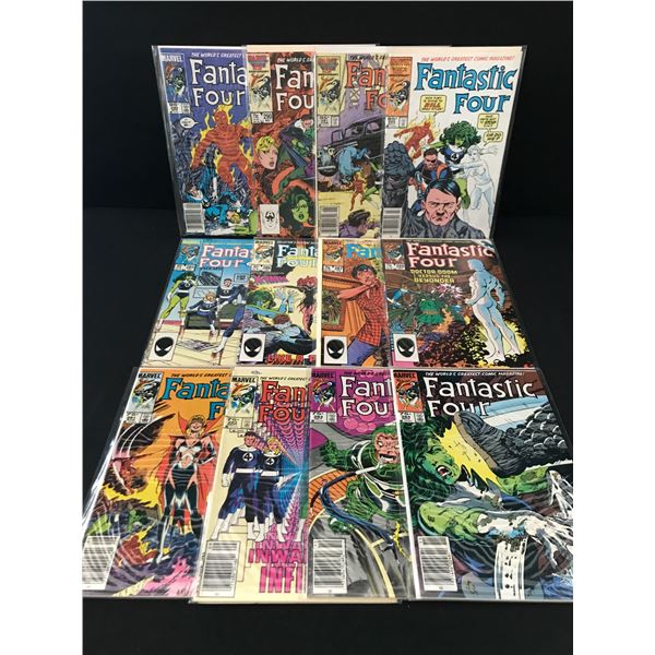 LOT OF 12 FANTASTIC FOUR COMICS #281 - #292 - MARVEL COMICS