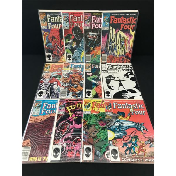 LOT OF 12 FANTASTIC FOUR COMICS - MARVEL COMICS