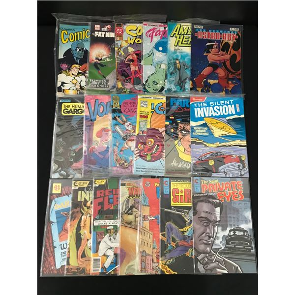 LOT OF 19 MIXED TITLE COMICS - VARIOUS PUBLISHERS