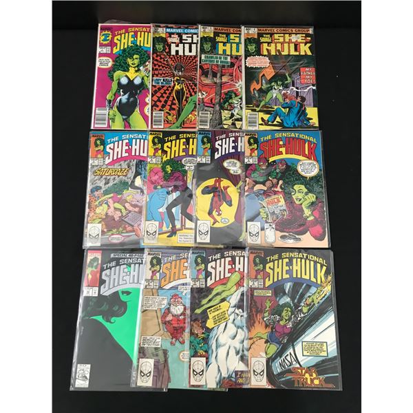 LOT OF 12 SHE-HULK COMICS - MARVEL COMICS