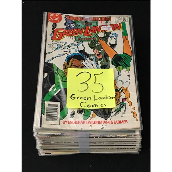 LOT OF 35 GREEN LANTERN COMICS - DC COMICS