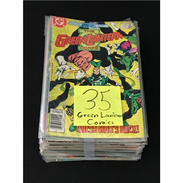 LOT OF 35 GREEN LANTERN COMICS - DC COMICS