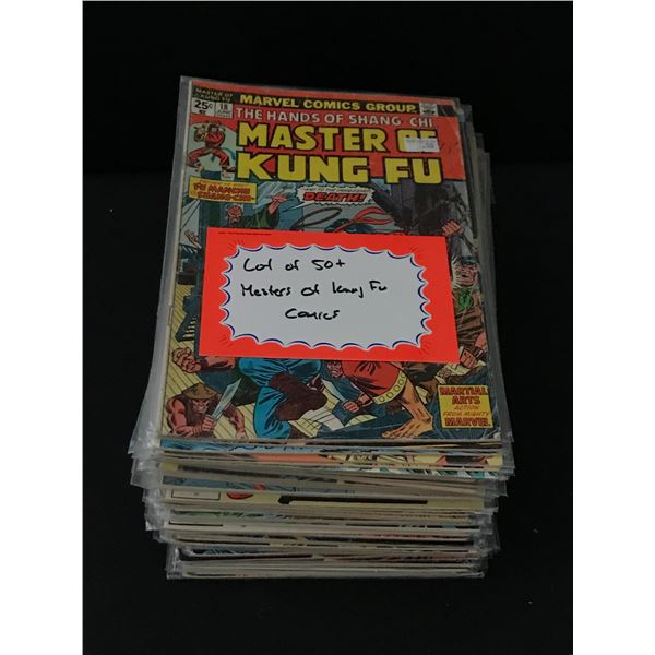 LOT OF 50+ MASTER OF KUNF-FU COMICS - MARVEL COMICS