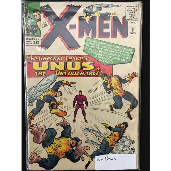 THE X-MEN #8 1ST APP UNUS - MARVEL COMICS